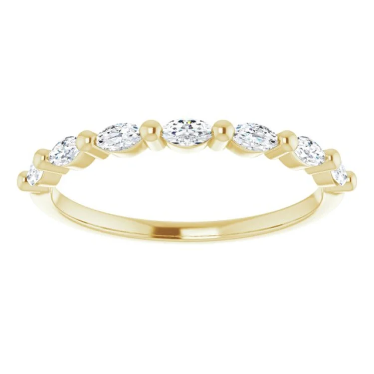 14K Yellow 1/3 CTW Natural Diamond Anniversary Band