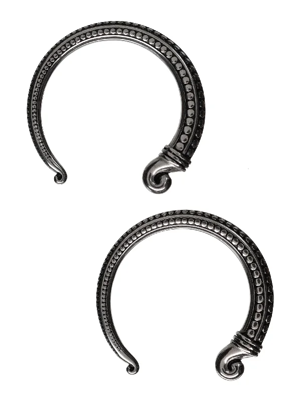 Stippled Open Hoop Steel Hangers